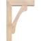 Ekena Millwork Legacy Block Smooth Bracket w/ Offset Brace, Douglas Fir, 5 1/2"W x 18"D x 26"H BKT0604X18X26LEC05SDF - alternate 4